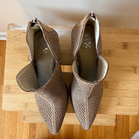 Vince Camuto Brown Ankle Booties - Picture 5 of 10